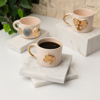 Gallant Rider Valentine’S Day Mug – Handmade Ceramic With Horse Design