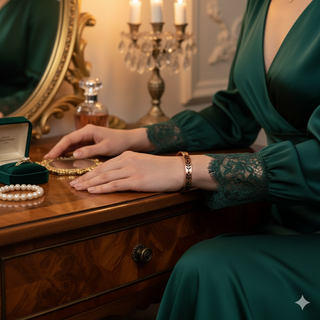 Engraved Leaf Pattern Solid Copper Cuff Bracelet