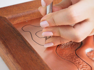 Copper Engraving Art Complete DIY Kit with Frame | Copper Engraved Wooden Framed Art Gift - 200 x 260 mm - Alfiq's Store