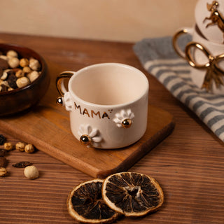 Gold - Plated Handmade Horse Ceramic Mug - Alfiq's Store