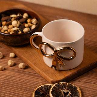 Gold - Plated Handmade Horse Ceramic Mug - Alfiq's Store