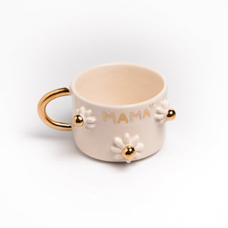 Gold - Plated Handmade Horse Ceramic Mug - Alfiq's Store