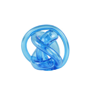 Hand Blown Glass Brown Knot Decorative Object - Handmade Unique Hand - Blown Figurines & Ornaments - Alfiq's Store