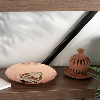 Hand - Hammered Copper Zodiac Plate – Astrology - Inspired Jewelry & Incense Dish - Alfiq's Store