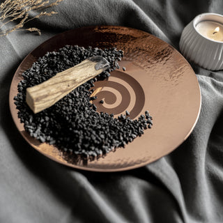 Hand - Hammered Copper Zodiac Plate – Astrology - Inspired Jewelry & Incense Dish - Alfiq's Store