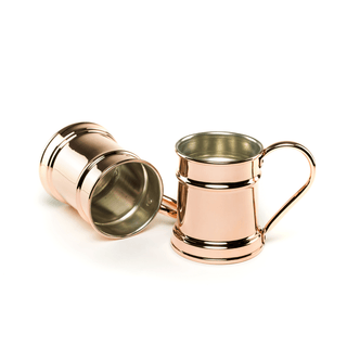 Handcrafted Copper Beer Tankards – Set Of Two, Copper Glasses Collection - Alfiq's Store
