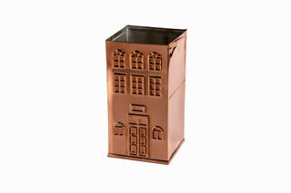 Handcrafted Copper House - Shaped Storage Container – Artistic Multifunctional Kitchen & Home Décor - Alfiq's Store