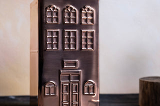 Handcrafted Copper House - Shaped Storage Container – Artistic Multifunctional Kitchen & Home Décor - Alfiq's Store