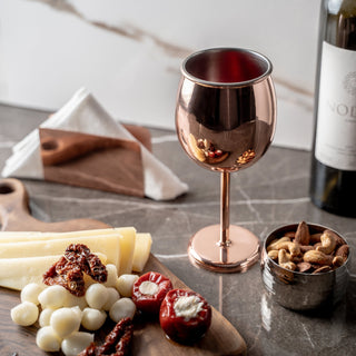 Handcrafted Copper Wine Goblet – Copper Glasses Collection - Alfiq's Store