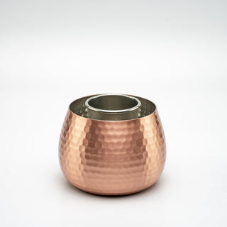Handcrafted Hammered Copper Ice Bowl – Premium Drink and Glass Cooler Bowl - Alfiq's Store