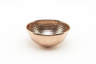Handcrafted Solid Copper Snack Bowl – Elegant Serving Dish & Decorative Accent - Alfiq's Store