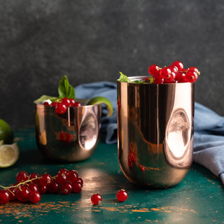 Handcrafted Solid Copper Tumbler – Elegant Copper Drinkware for Every Occasion - Alfiq's Store