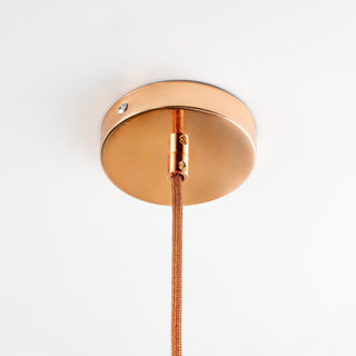 Handmade Aged Copper Pendant Light – Vintage Charm with a Timeless Glow - Alfiq's Store