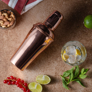 Handmade Copper Cocktail Shaker – Classic Bar Tool for Home & Professional Mixologists - Alfiq's Store