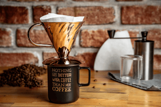 Handmade Copper Coffee Dripper – Artisan Pour - Over Brewing Tool - Alfiq's Store