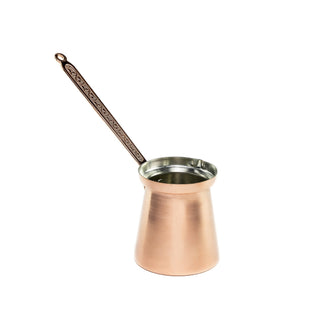 Handmade Copper Turkish Coffee Pot, Traditional Cezve for Authentic Brewing - Alfiq's Store