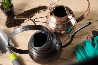 Handmade Patina Copper Watering Can | Artisan - Made Copper Planter Pot for Stylish Indoor & Outdoor Gardening - Alfiq's Store