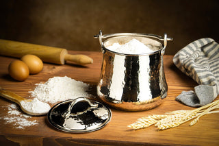 Handmade Pure Copper Canister Set| Coffee Tea Flour Food Safe Storage Box - Alfiq's Store