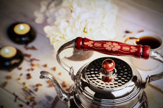 Handmade Solid Copper Teapot Stovetop – 1.6 Quart Hammered Finish Kettle - Alfiq's Store