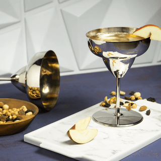 Set of 2 Personalized Copper Goblet Glasses – Handcrafted Sturdy Drinking Cups - Alfiq's Store