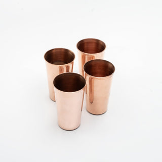 Set Of Six Handcrafted Copper Shot Glasses - Alfiq's Store