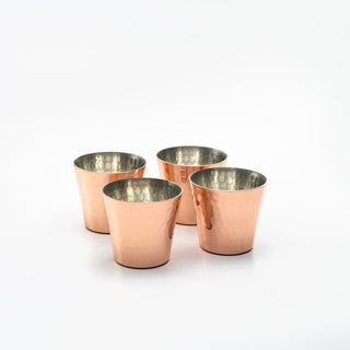 Set Of Six Handcrafted Copper Shot Glasses - Alfiq's Store