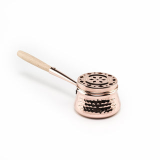 Zen Handcrafted Hammered Copper Incense Burner, Color Solid Copper - Alfiq's Store