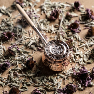 Zen Handcrafted Hammered Copper Incense Burner, Color Solid Copper - Alfiq's Store