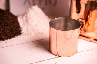 Copper Storage Box with Lid | Copper Rice Spice Jar Pot | 100% Solid Copper Container - 14"x10"x6" 5000 ml - Alfiq's Store