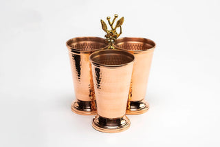 Handmade Copper Cutlery Holder | Handmade Copper Dinner Table Organizer Decor - Alfiq's Store