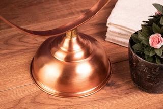 Handmade Copper Towel Holder Bar – Vintage Farmhouse Bathroom & Kitchen Decor - Alfiq's Store