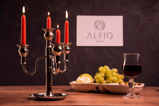 Handmade Nickel Candlestick Holder | Copper Vintage Home Decoration Ornaments - Alfiq's Store