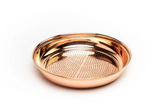 Solid Copper Colander 12" | Handmade Copper Kitchen Utensil - Alfiq's Store
