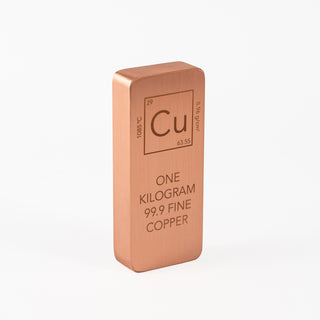 1kg (2.2 lb) Solid Copper Bar – 99.9% Fine Copper