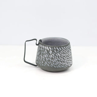 Hic Ceramics Medium Cup Recif — Handcrafted Stoneware Cup with Removable Handle