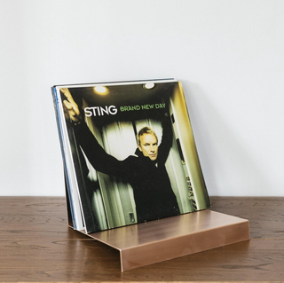 Handcrafted Copper Book & Vinyl Record Stand - Handmade Copper Home Decor