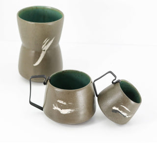 Hic Ceramics Cup Set — Handcrafted Stoneware Trio