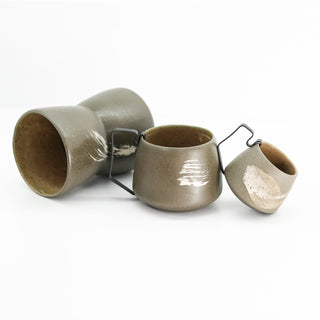 Hic Ceramics Cup Set — Handcrafted Stoneware Trio