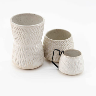 Hic Ceramics Cup Set Recif — Handcrafted Stoneware Trio