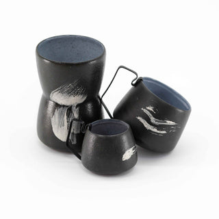 Hic Ceramics Cup Set — Handcrafted Stoneware Trio