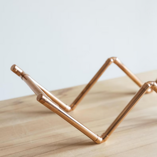 Handcrafted Copper Wine Rack | Handmade Minimalist Wine Holder
