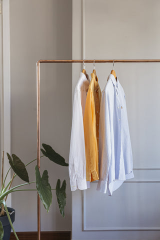 Copper Freestanding Clothes Rack