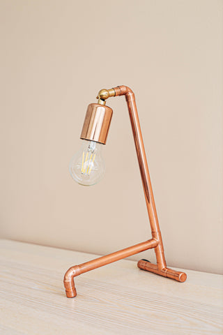 Solid Copper Table Lamp