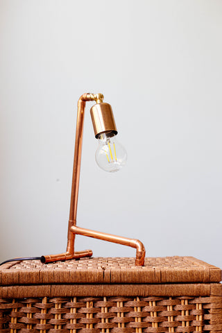 Solid Copper Table Lamp