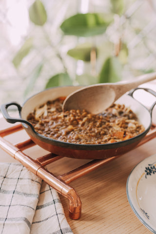 Industrial Copper Double Trivet