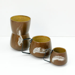Hic Ceramics Cup Set — Handcrafted Stoneware Trio