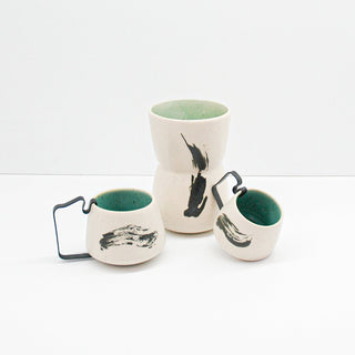 Hic Ceramics Cup Set — Handcrafted Stoneware Trio
