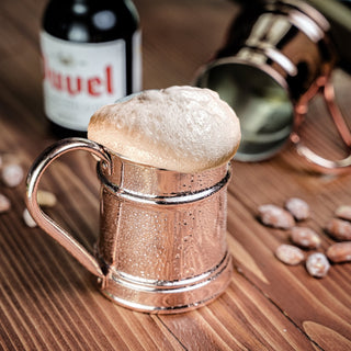 Handcrafted Copper Beer Mug – Classic Tankard for Chilled Drinks & Barware Enthusiasts - Alfiq's Store