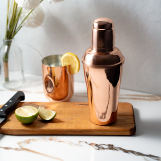 Handmade Copper Cocktail Shaker – Classic Bar Tool for Home & Professional Mixologists - Alfiq's Store
