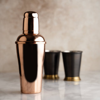 Handmade Copper Cocktail Shaker – Classic Bar Tool for Home & Professional Mixologists - Alfiq's Store